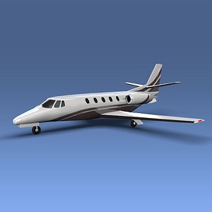 3d model cessna citation xls private jet