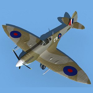 3D Supermarine Spitfire Mk VIIIb V03