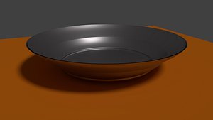Simple plate 3D model