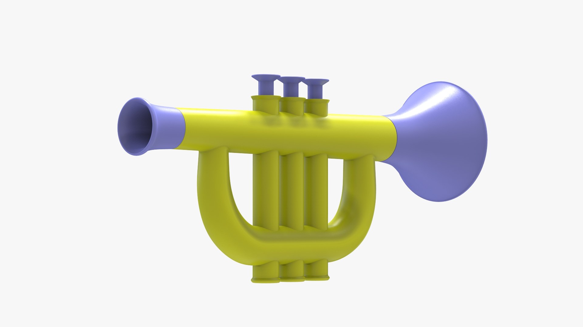 3D Trumpet Toy Model - TurboSquid 1994400