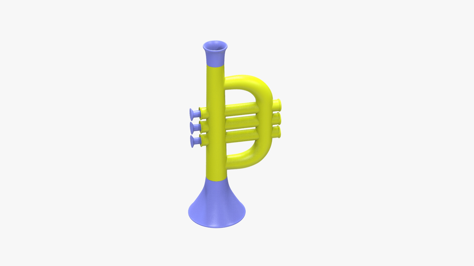 Miniature pour maison de poupée, trompette 3D, instrument de
