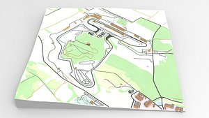 3D model The Hungaroring Mogyorod Budapest Hungary