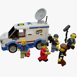 Lego news crew reporters