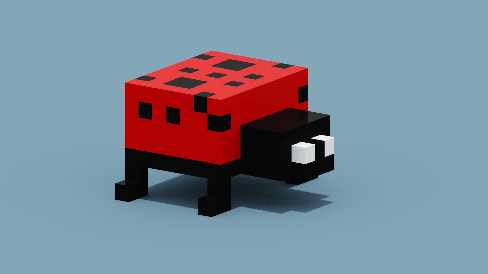 Voxel Ladybug 3D Model - TurboSquid 1926669
