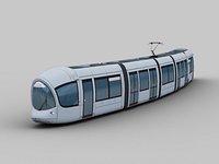 Lyon tram lowpoly
