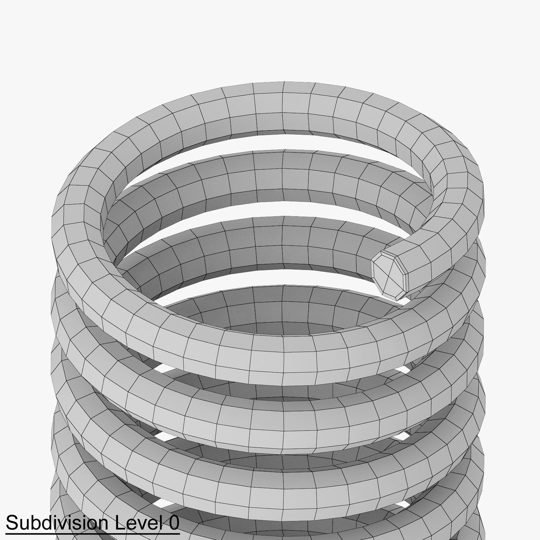 3D Metal Spring 01 - - TurboSquid 1421676