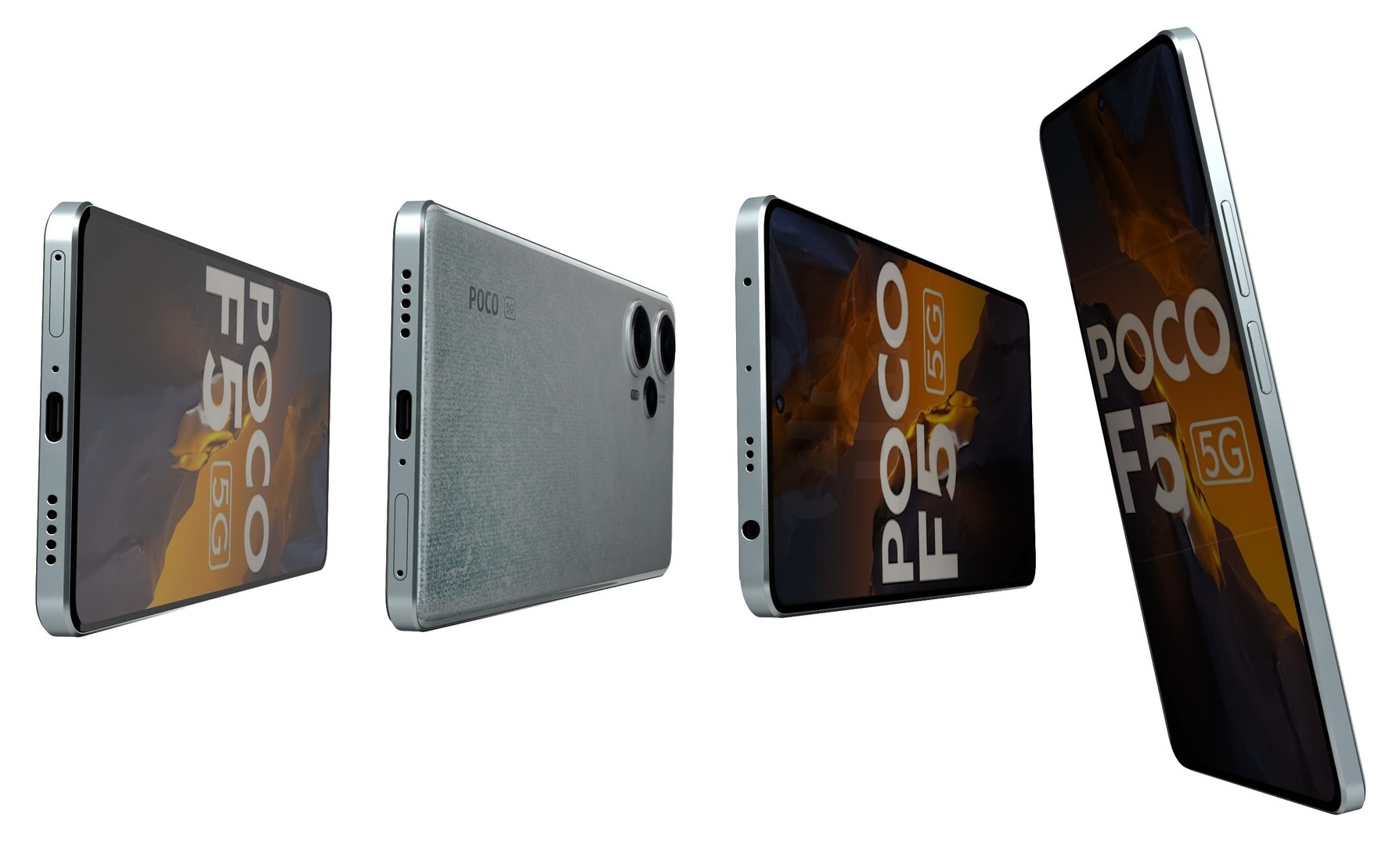 Xiaomi Poco F5 White 3D Model - TurboSquid 2082722