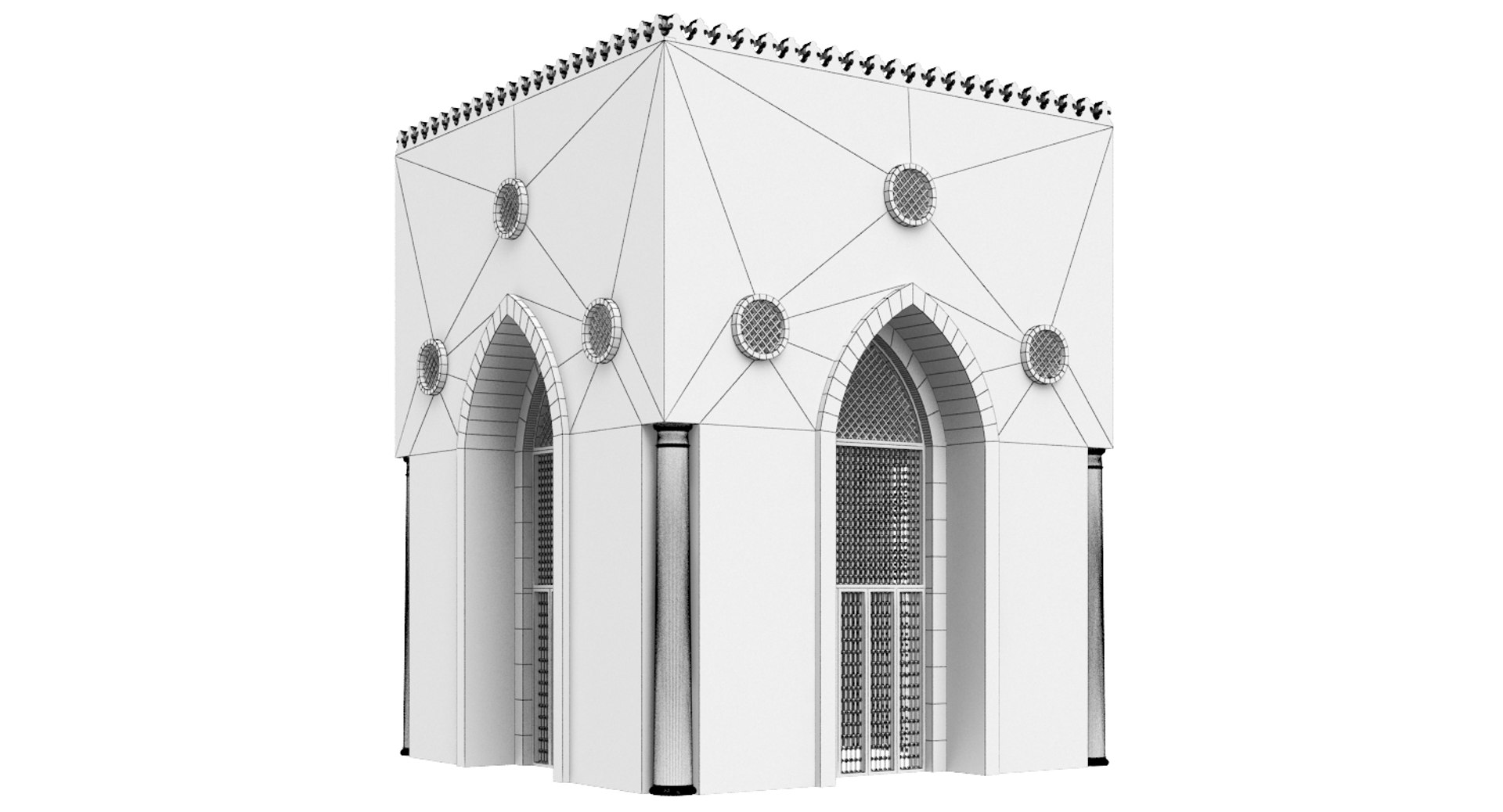 Building Islamic 3D Model - TurboSquid 1173701