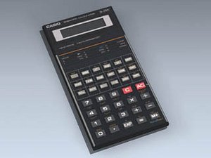 scientific calculator 3d model