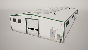 Warehouse Building 3D