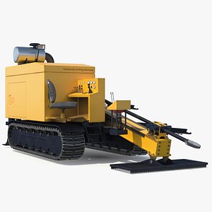 Horizontal Boring Rig 3D model