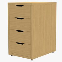 Wooden Drawer Unit