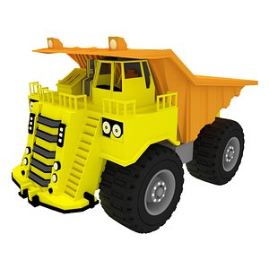 3D model mining truck big dump