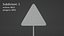 Traffic sign Crossroads 3
