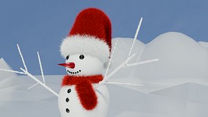 Snowman 3D model