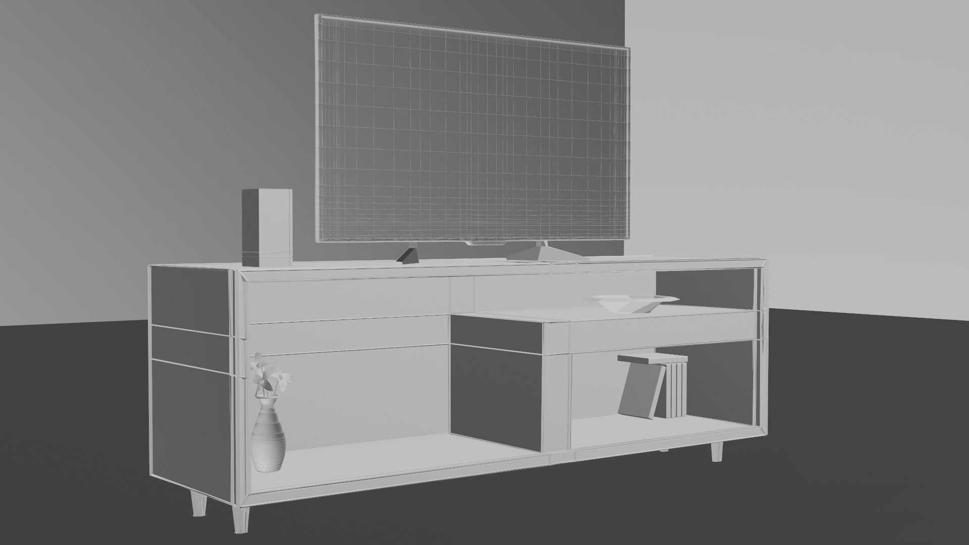 Tv Rack 3D Model - TurboSquid 1690348