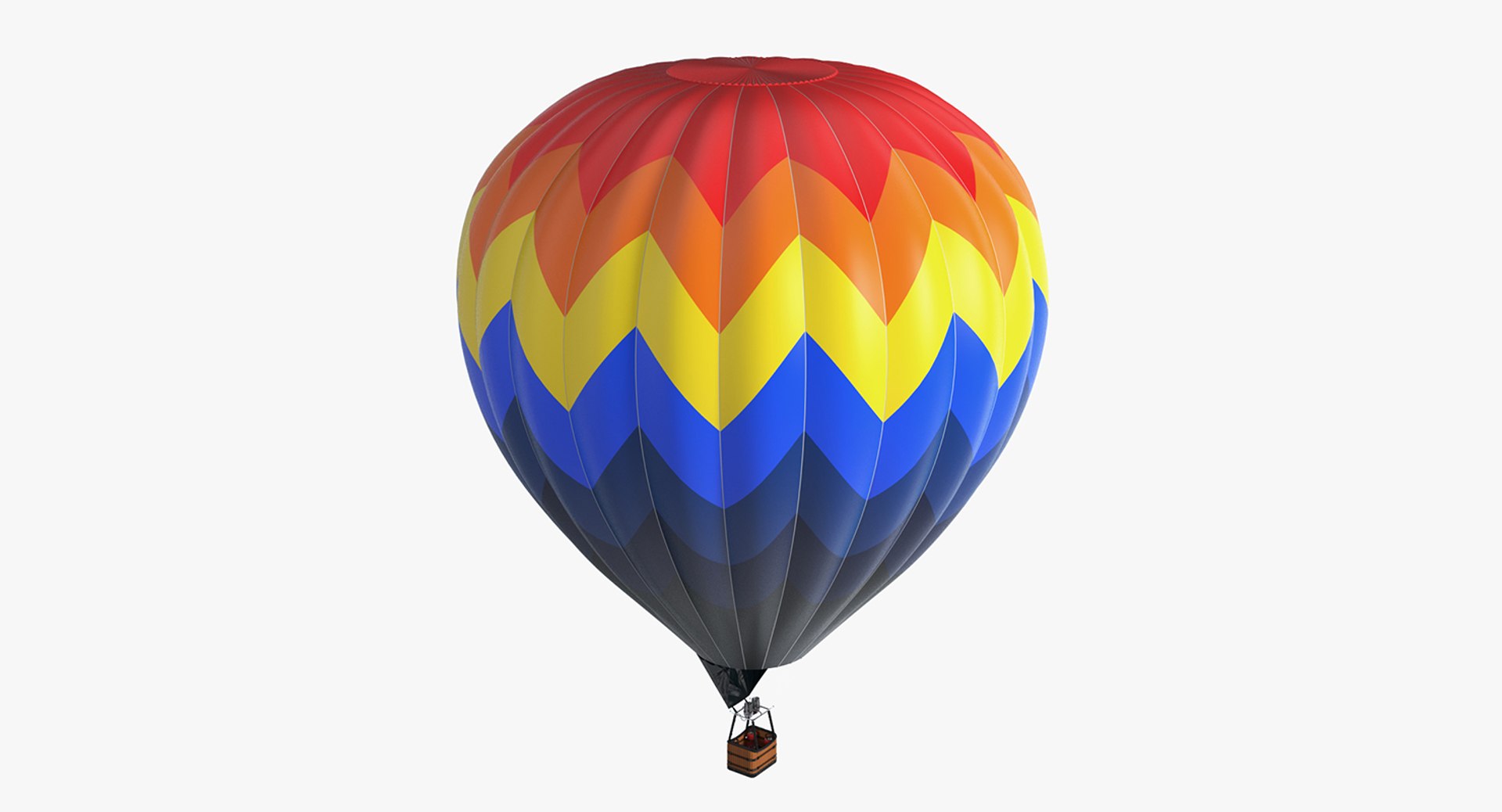 Hot Air Balloon 3D model preview