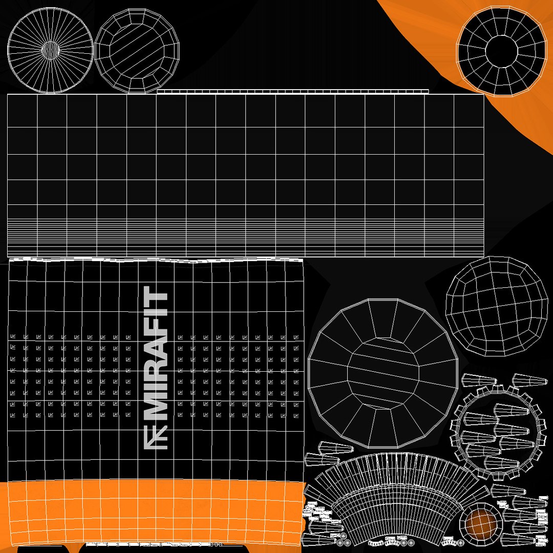 3D Model Free Standing Punch Bag Mirafit TurboSquid 1941684