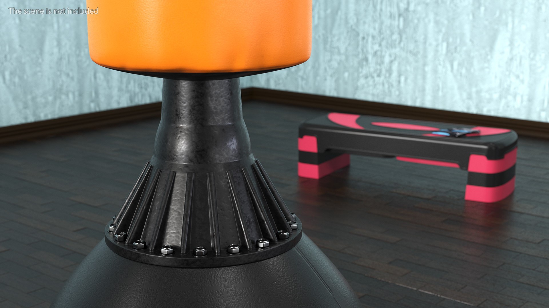 3D Model Free Standing Punch Bag Mirafit TurboSquid 1941684