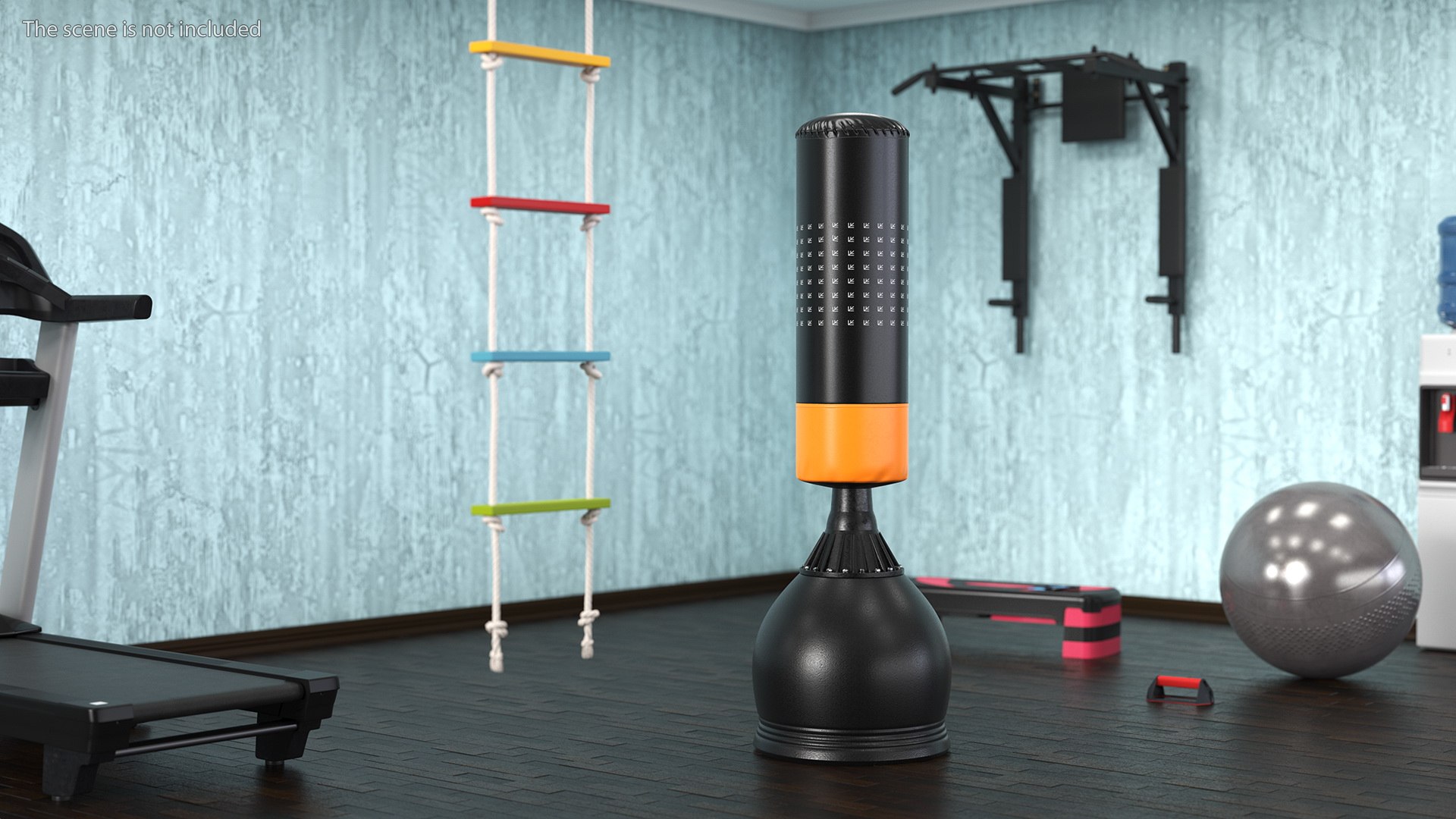 3D Model Free Standing Punch Bag Mirafit TurboSquid 1941684