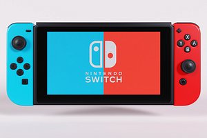 Nintendo Switch 3D model high poly