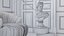 Realistic Neoclassic Luxury Interior Design 3D Scene