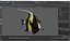 Realistic Moorish Idol Tropical Fish