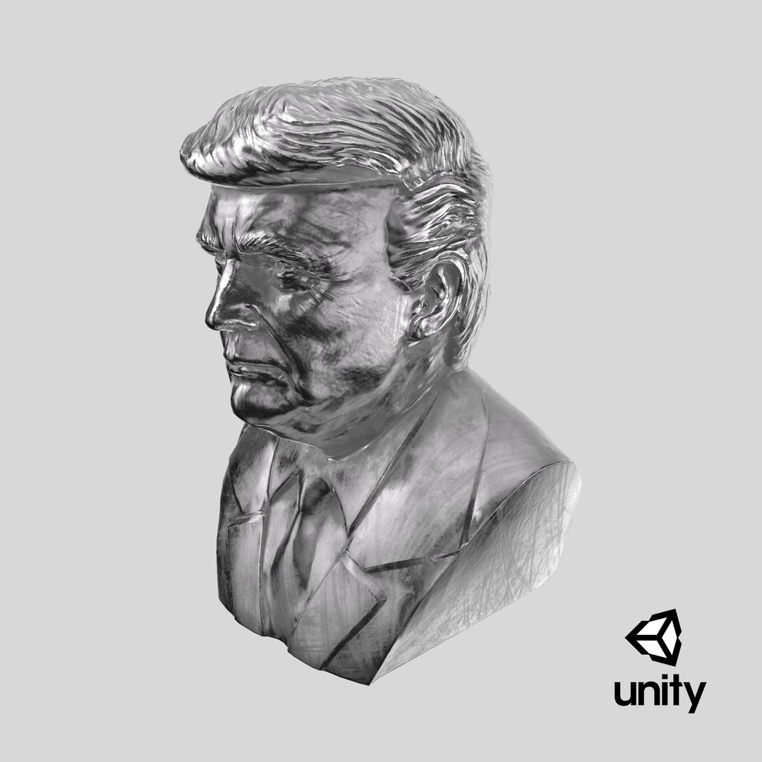 Silver Bust of President Trump 3D model https://p.turbosquid.com/ts-thumb/WC/24VMD0/Go/stemcell_unity_render/png/1734167770/1920x1080/fit_q87/8b0f4fea7ec97ef92e8d9091e43b2f9fa6cb6488/stemcell_unity_render.jpg
