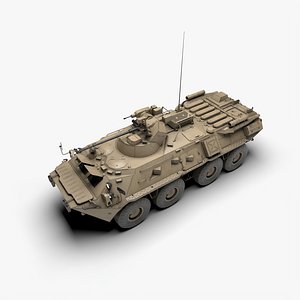 BTR-82 82A Nona-svk 3D model