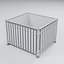 Open Timber Clad Planter with Drilled Liner and Bolted Slats