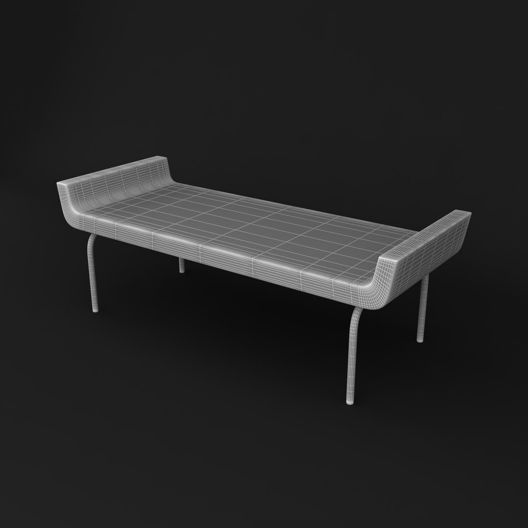 bench 3d max