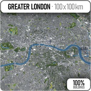 london city 3D model