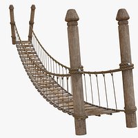 Suspended Wooden Bridge V2