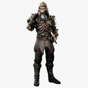 3D Old Undead Draugr - Stylized Zombie Warrior - Norse Fantasy Medieval Enemy - 72