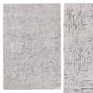 KISAN SILK  WOOL RUG 3D model