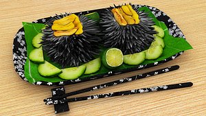 3D Sea Urchin Sashimi