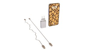 Generic Phone and Charger and Cabels