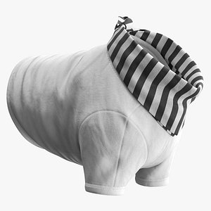 Clothing for Dogs White Black 3D model