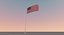 3D flag pole