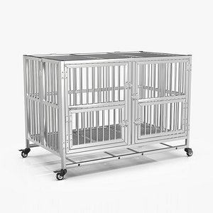 3D Heavy Duty Dog Cage