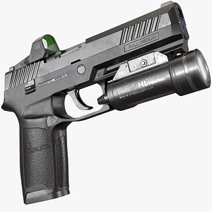 3D model sig sauer p320 pistol