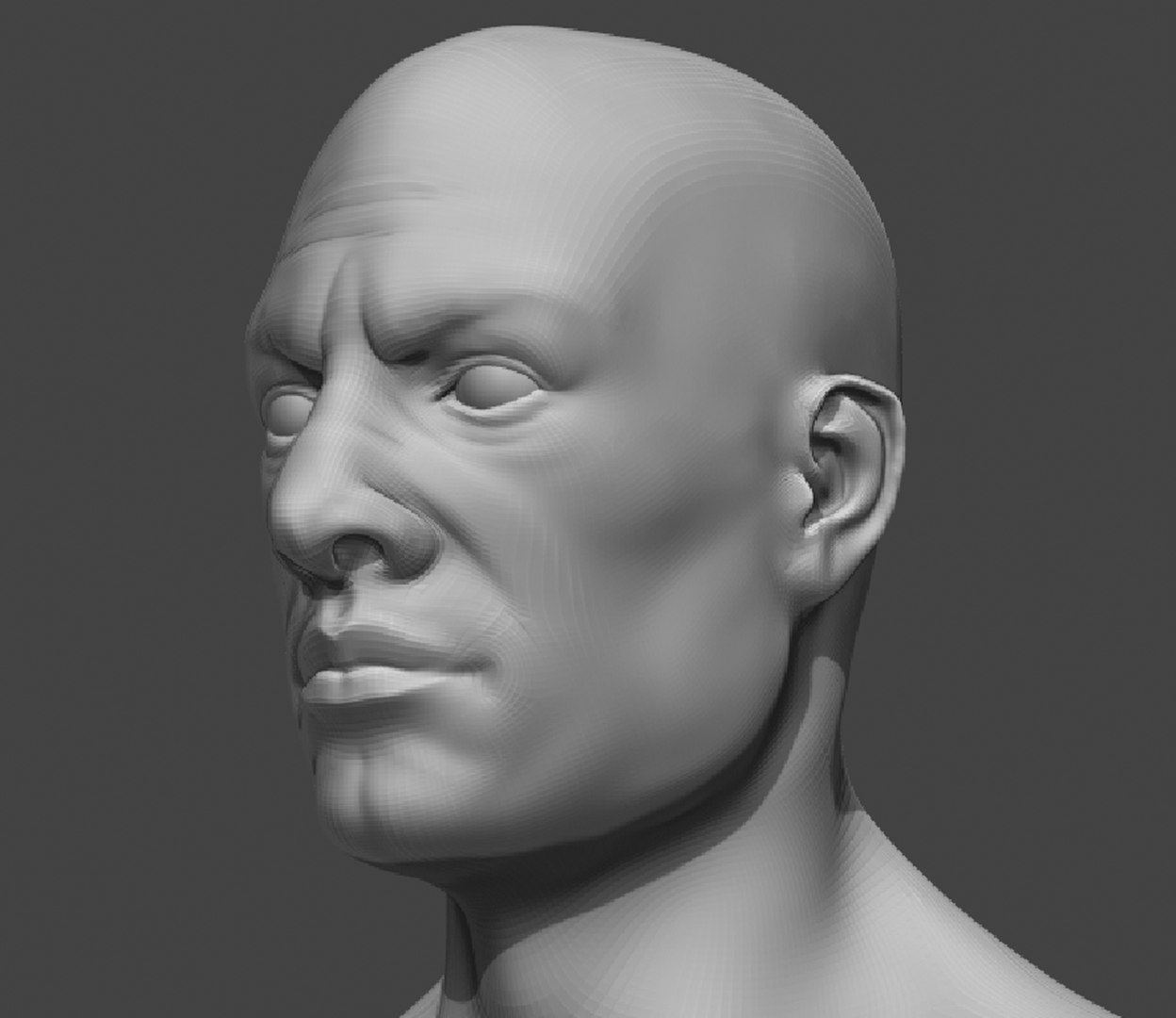 3D male head realistic model - TurboSquid 1680584