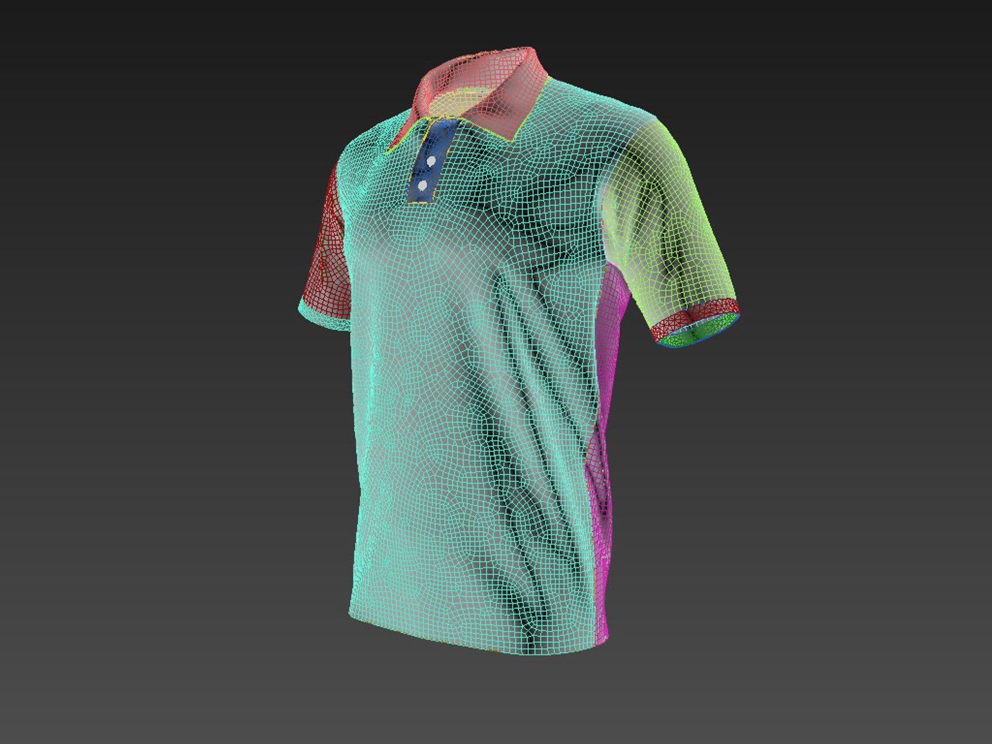 3D model men polo t-shirt - TurboSquid 1183141