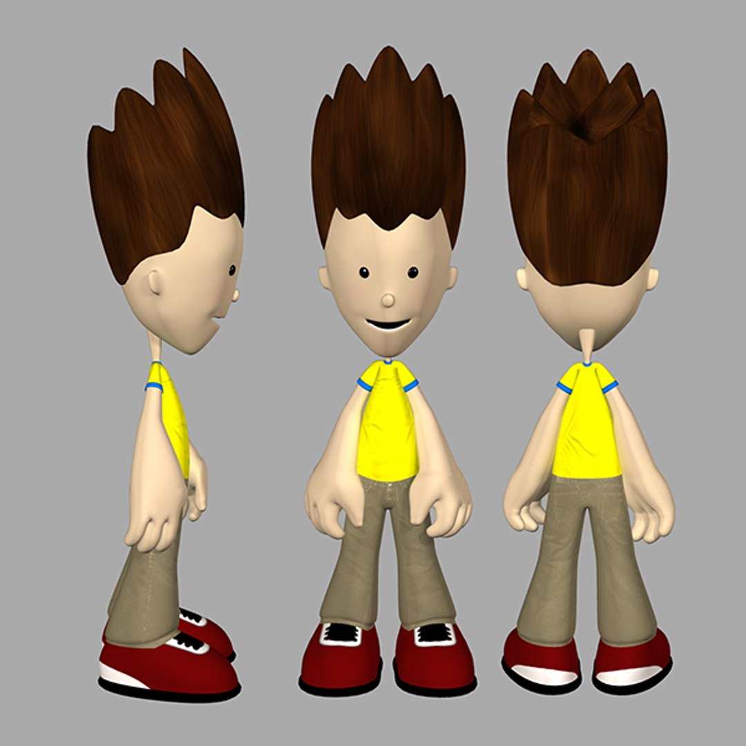 Cartoon Character 3d Max