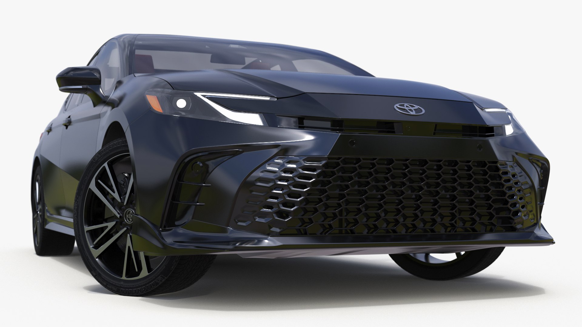 Toyota Camry 2025 Hybrid Underground Rigged for Maya 3D model preview