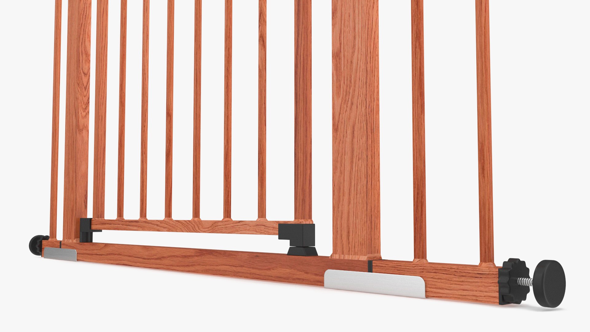 Pressure Mounted Baby And Pet Gate Wood Pattern 3D Model - TurboSquid ...