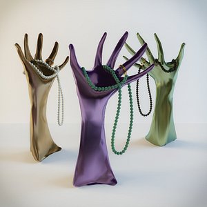 Decorative hand for jewelry Servus Shiny