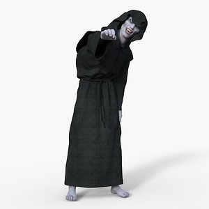 3D Vampire - Ancient Nosferatu low-poly 3d model model
