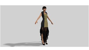 Ruched Style Dress