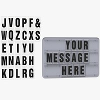 Title Lightbox Board